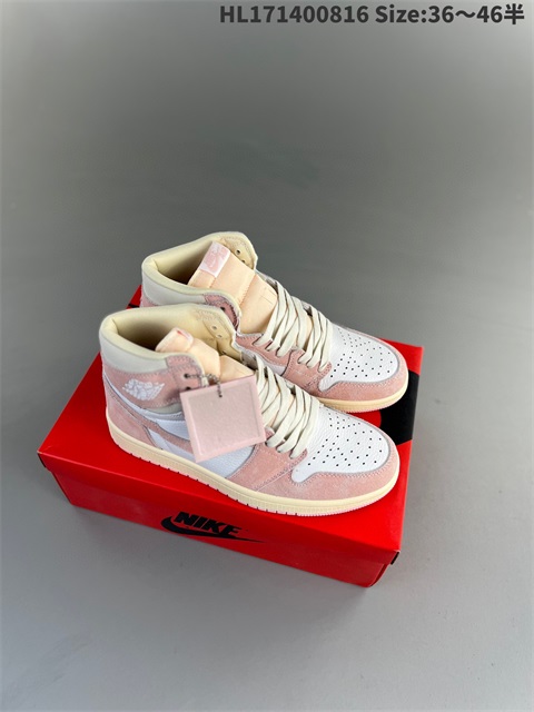 women air jordan 1 shoes H 2023-10-26-481